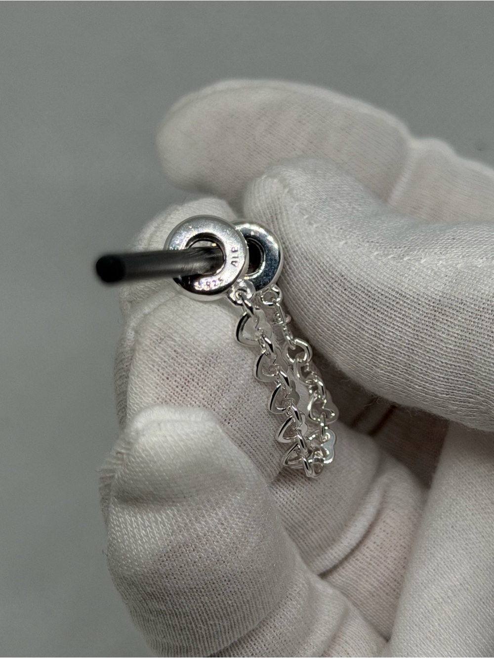 Pandora Linked Hearts Safety Chain 792274C00-05 - Picture 2 of 3